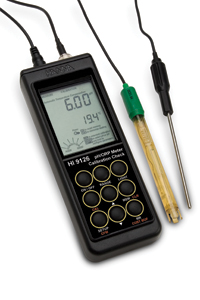 Hanna Instruments™ pH-mètre portatif pour viande Instrument de mesure pH /  température pour viande pH-mètres portatifs