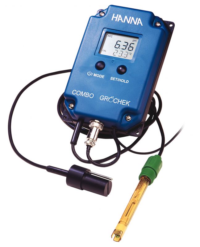 Indicateur pH/EC/TDS/°C pour le contrôle continu en toute sérénité, (0 à 3999 µS/cm, 0 à 2000 mg/L)