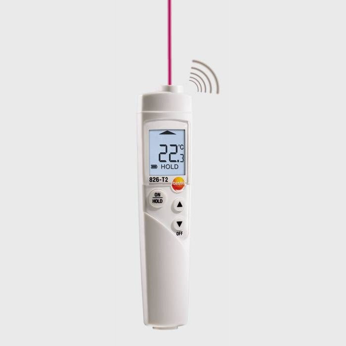 Testo 826-T2 - Thermomètre infrarouge avec marquage à visée laser 