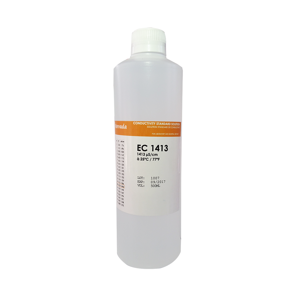 Solution de conductivité électrique Nervada EC 1413 - 500 ml