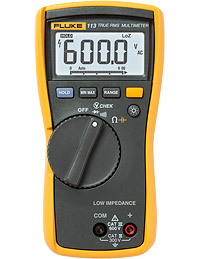 Multimètres Fluke 115 True RMS Multimeter 600V AC/DC.