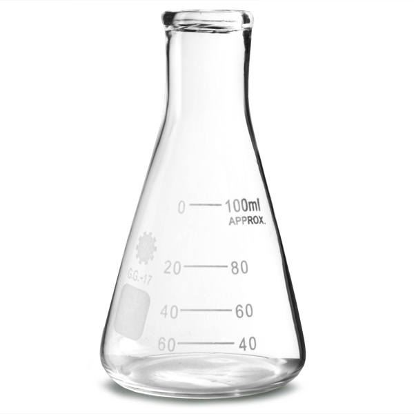 Erlenmeyen verre col étrooit capacité 250ml Schott