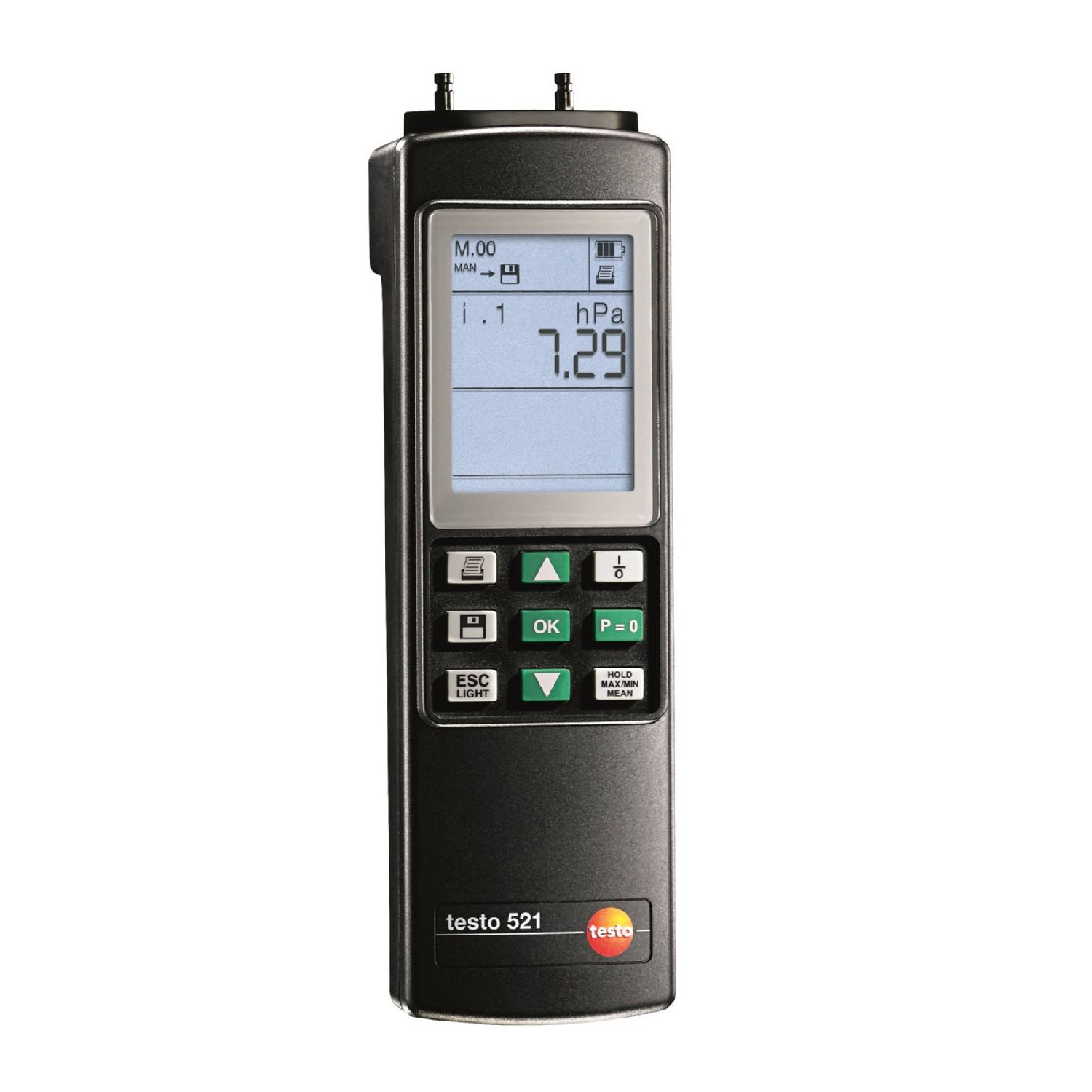 Testo 521-1 - Manomètre différentiel (0,2 % de la val.fin.) 0560 5210