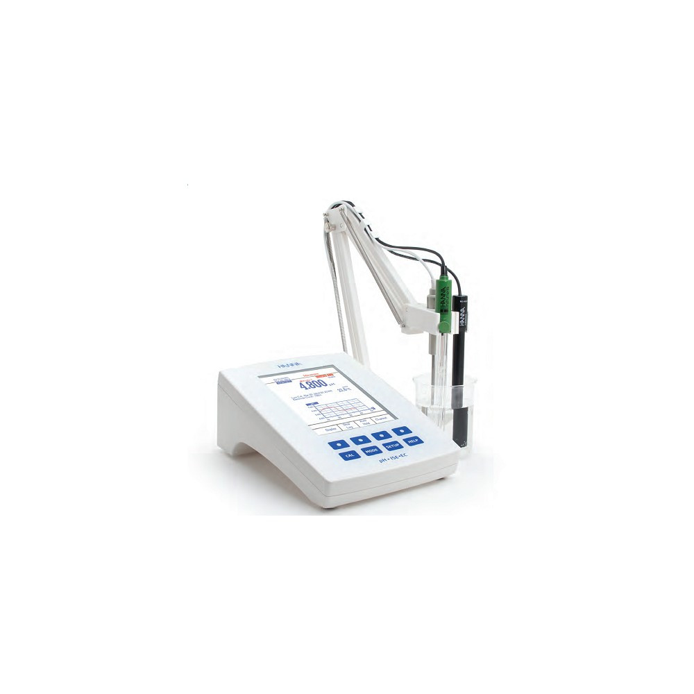 Hanna HI5222-02 Instrument de laboratoire pH/mV/ISE qualité recherche